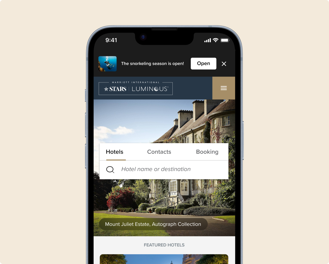 Marriott loyalty app